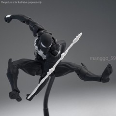 IN USA!! Mess Toys Symbiote Spider-Man Action Figure Black Spide Model Xmas Gift
