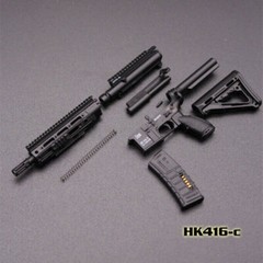1/6 Scale Gun Model Toys HK416 M4 Assault Rifle Weapon 12 Inch Soldier Figure