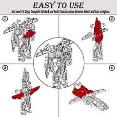 8 Pcs Mini Car Robot Toys, 3.5-inch Small Hero Action Figures, Birthday Favors T
