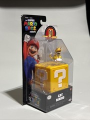 Jakks Pacific Super Mario Bros Movie Cat Mario 1.25 in Mini Figure%