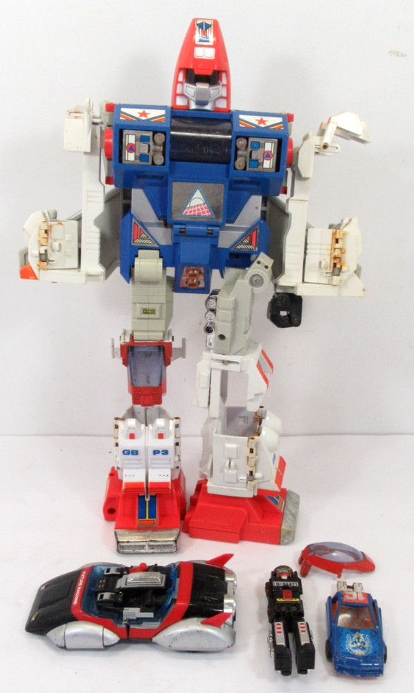 Bandai Gobots Guardian Jet Robot 7246 Parts Lot Vintage 1985 Transforming Toy