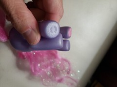 My Little Pony G3 MLP Petal Blossom 2002 Purple Super Long Hair Pink Tinsel