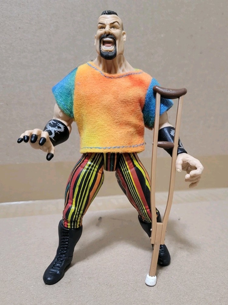 WWE WWF KURRGAN 1999 SUMMER SLAM DEADLY GAMES SERIES JAKKS PACIFIC 1 WITH CRUTCH