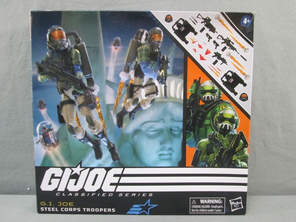 GI Joe Classified Series STEEL CORPS TROOPER 6″ Action figure Set 95 Hasbro 2023