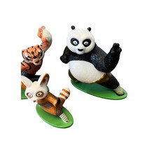 Kung Fu Panda DecoPac Cake Topper Figures Po Tigress Shifu 3 Piece Set DreamWork