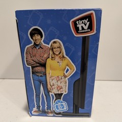 Big Bang Theory Tiny TV Classics Basic Fun Real Working TV & Remote New In Box