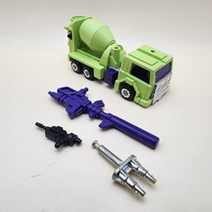 TRANSFORMERS G1 (1985) CONSTRUCTICONS Bonecrusher Scavenger Mixmaster Scrapper