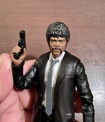 JUST HEAD custom sculpt 6″ Pulp Fiction Jules, Samuel L Jackson, Marvel Legends,