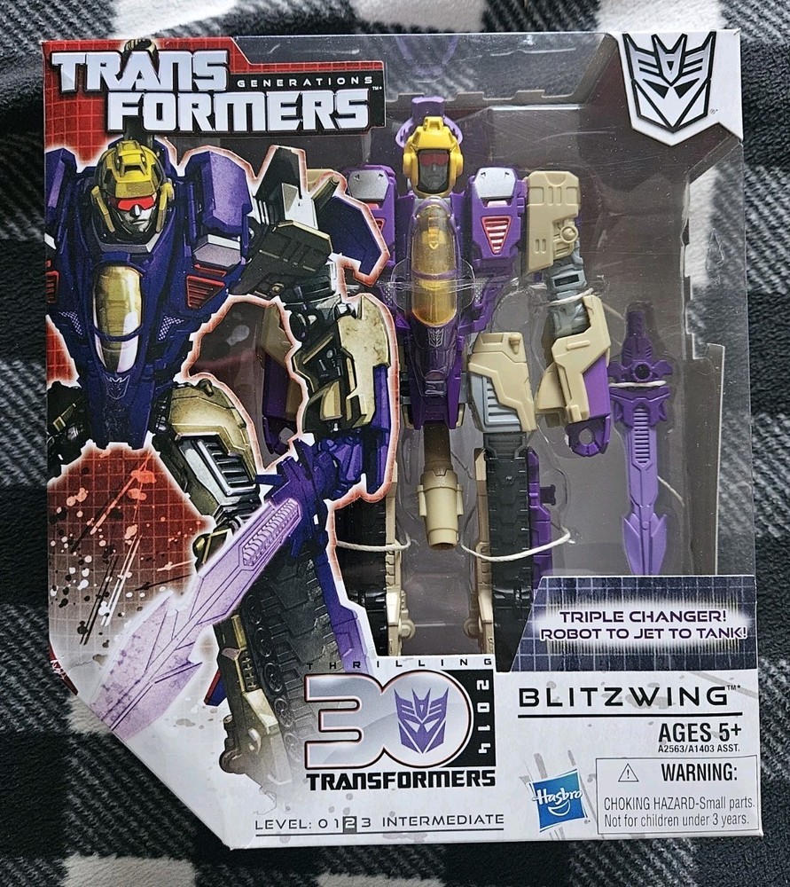 Transformers Generations Voyager Blitzwing 2014 Sealed .