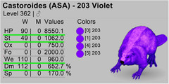 Ark Survival Ascended PVE Castoroides – Beaver TOP STATS