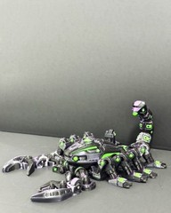 3D Printed Articulated Cyber Scorpion by Flexi, 9″ Full Articulated Fidget Toy