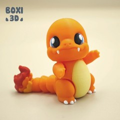 Articulated Fantasy Creature Toy | Pocket Monster Inspired | 3D Printed Figure