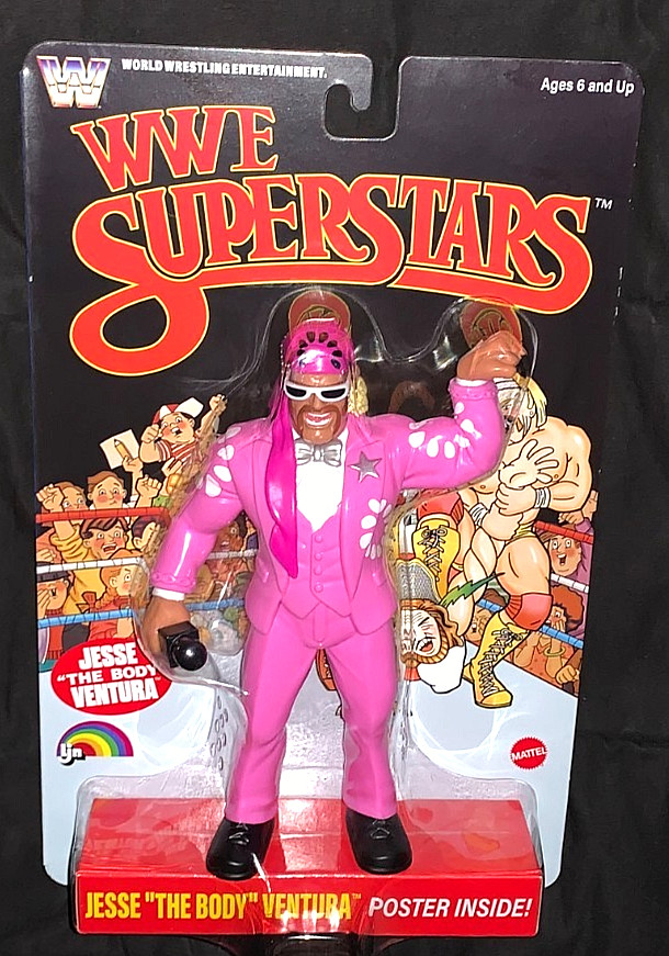 WWE SUPERSTARS LJN 2026 JESSE “THE BODY” VENTURA BLACK CARD CHASE 8″ FIG. NEW!