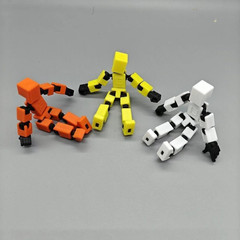 Mini 13 3D Printed Robot, Fully Articulated, 7 Pack Gift Set for Stop Motion Ani