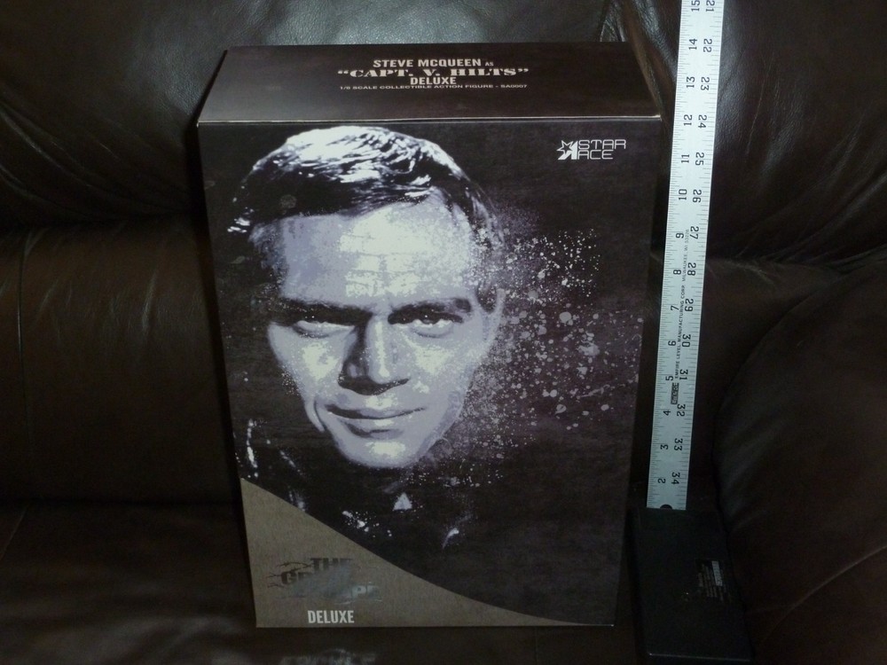STEVE MCQUEEN CAPT VIRGIL HILTS THE GREAT ESCAPE DELUXE STAR ACE 1/6TH SCALE