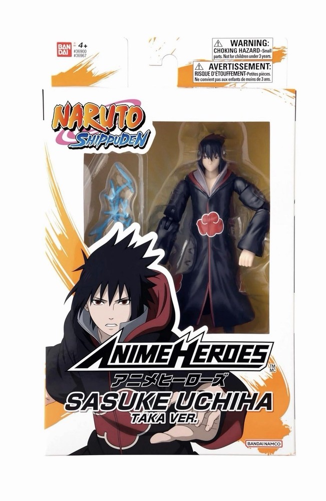 Bandai Anime Heroes Naruto Shippuden Sasuke Uchiha Taka Ver. Figure Effect