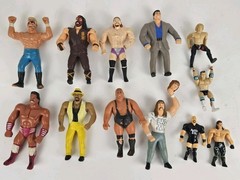 1990’s Lot 12 Vintage WWF Wrestling Collectibles Action Figures Titan Sports Inc