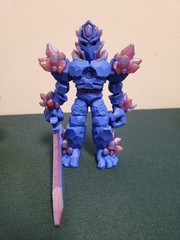 6-Inch Flexible Crystal Warrior Action Figures