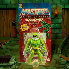 New For 2023 Mattel MOTU Origins Frog Monger 5.5-Inch Action Figure Retro Play!
