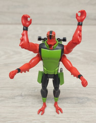 Bandai Ben 10 Alien Force 2008 Manny 4″ Tall Action Figure CN Cartoon Network