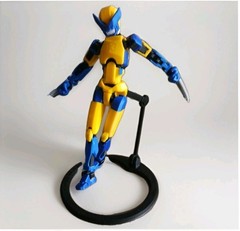 Wolveriné T13 Nova 13 Dummy 13 Posable Articulated 3D Printed Action Figure