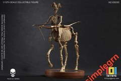 101TOYS ES031 1/12 Scale Pocket Monster Skeleton Skeleton Articulated Horse Set
