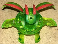 Bakugan Battle Brawlers Percival Neon Green Translucent Ventus 580G