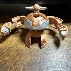 Bakugan Primo Vulcan Tan Subterra Large Deka Display Figure 620 G With 5 Cards