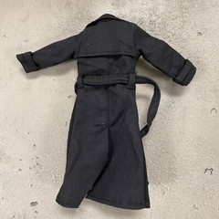 PB-LTC-NOIR: 1/12 Black Wired Trench Coat for Marvel Legends Spider-Man Noir