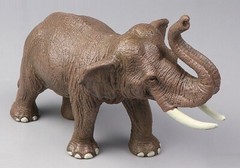 Asian Male Elephant Animal Toy PVC Action Figure Doll Kids Toys Party Gifts
