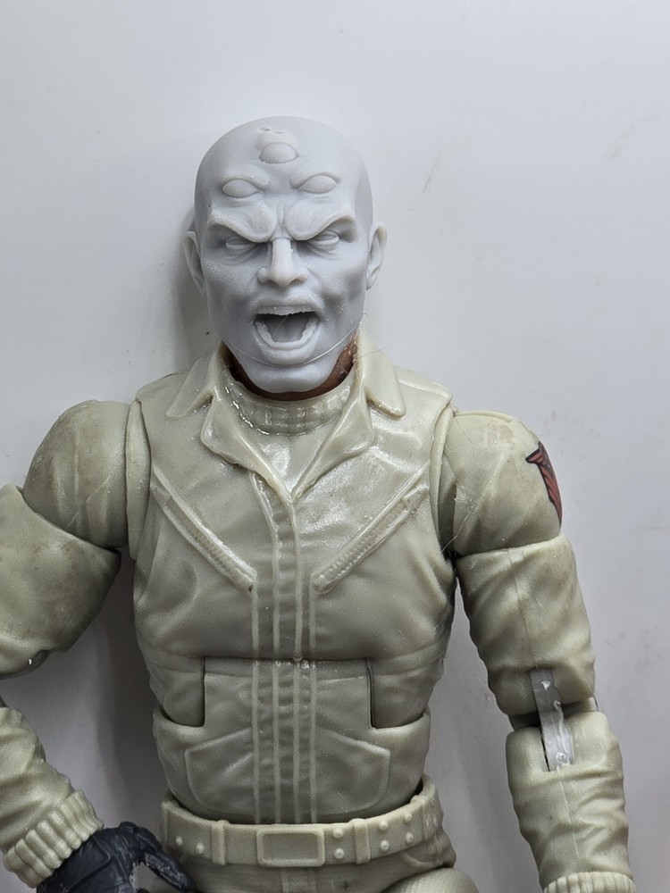 3d Printed SPORE SNAKE COMMANDER SCIENTIST HEAD 6″ 1:12 Classified/Legends SCALE