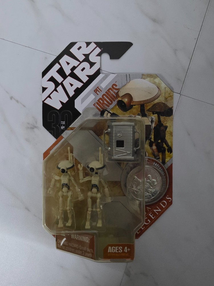 Pit Droids TAN Silver Box Saga Legends STAR WARS 30th Anniversary NEW