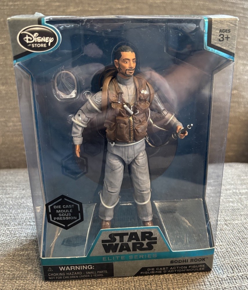 Disney Store Star Wars Elite Series Die-Cast BODHI ROOK 6″ Figure NIB BOX TEAR
