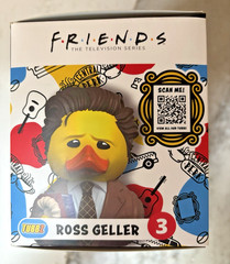 FRIENDS ROSS GELLER BY TUBBZ BRAND NEW IN BOX VINYL RUBBER DUCK FIGURE