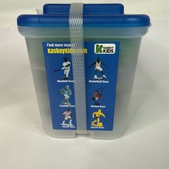 Kaskey Kids Football Guys Action Figure Field Goalpost Black Blue & Yellow New