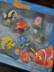 Vintage Finding Nemo 9 Figure Rare Disney Store Set Pixar NEW Collectible Toys
