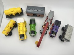 Thomas & Friends Wooden Train Cars Lot Of 8- Rocky Percy Molly Troublesome Truck
