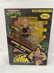 Super7 TMNT Krang Android Super Cyborg Action Figure Clear Articulated 2024 New