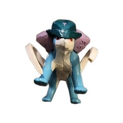 Pokemon Suicune Tomy 2″ Blue Purple Teal White Action Figure Toy Collectible