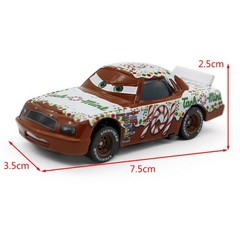 Set of 2 Disney Pixar Cars No.101 TACH-O-MINT Hauler Truck Alloy Model Toy Gift
