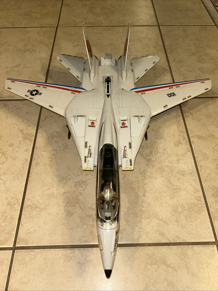 1983 GI Joe Sky Striker SP-F14 Fighter Jet Airplane Near Complete