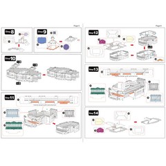 United States – U.S. Capitol Building 3D Figure Model Kit (Steel, Hard Difficul