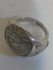 GI JOE 1982 REAL AMERICAN HERO RARE METAL/ADJUSTABLE RING VINTAGE ORIGINAL