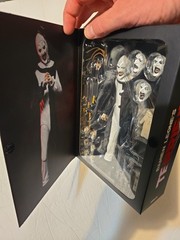 NECA Damien Leone’s TERRIFIER Ultimate ART THE CLOWN Horror 7″ Action Figure NIB