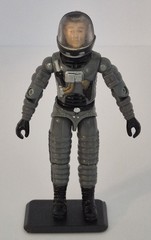 1998 Gi Joe ACE v5 Conquest X-30 Figure 100% Complete Helmet & Stand