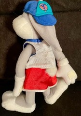 1996 Vintage Bugs Bunny McDonald’s Tune Squad Plush Toy Space Jam 8″
