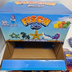LOT Fisch Display Retail Box w/ 33 Microfigures Random Mystery Figure & DLC NEW