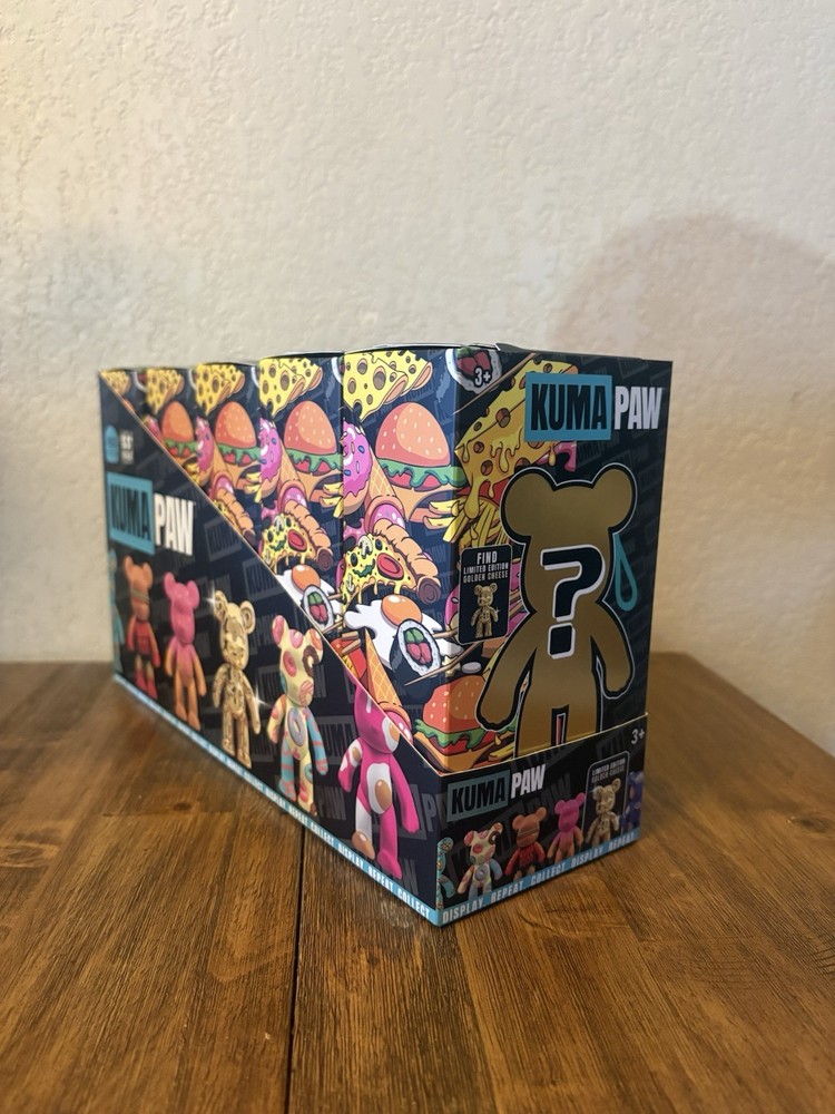 Kuma Paw Collectibles 5.5in Scale Food Edition Unopened Mystery box bundle of 5