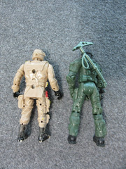Lot of 10 Army Soldier Tank Chap Mei Beige Green Military Action Figues