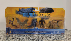 Collectable Figures 6 Pack 2021 GODZILLA VS KONG Playmates Monsterverse NEW MOC
